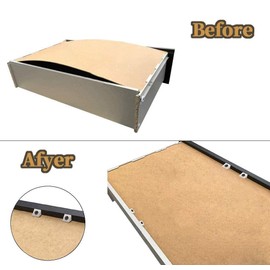 Lekeeu Drawer Repair Kit - 100 PCS Drawer Supports & Sagging Repair Fix Wedges with Screws