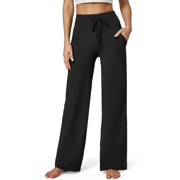 IUGA Wide Leg Yoga Pants for Women Sweatpants with Pockets