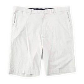 Roundtree & Yorke Flat-Front Core Comfort 9" Inseam Chino Stretch Shorts S95HR230, S95HR230B (GREYSTONE15B, 50)