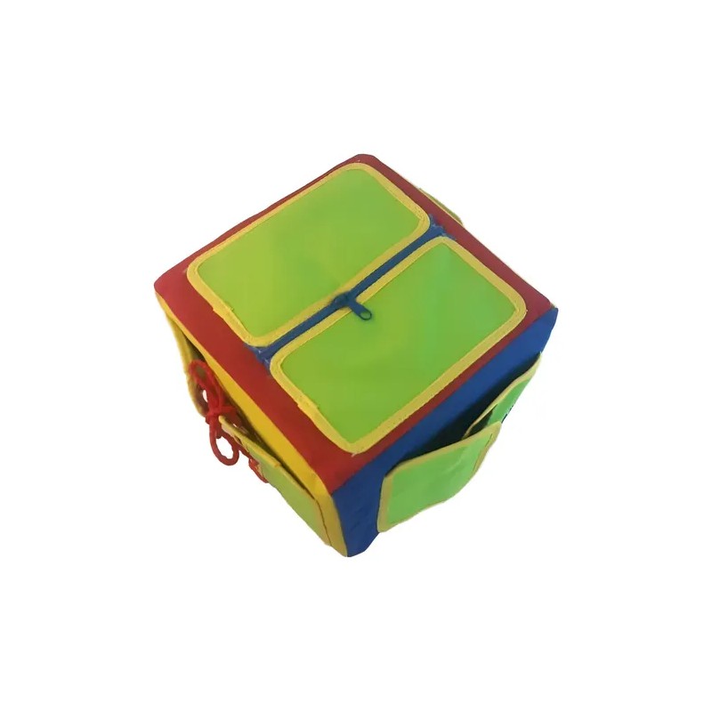 Cubo Montessori, De Coordinación 20x20 Cms. Didáctico