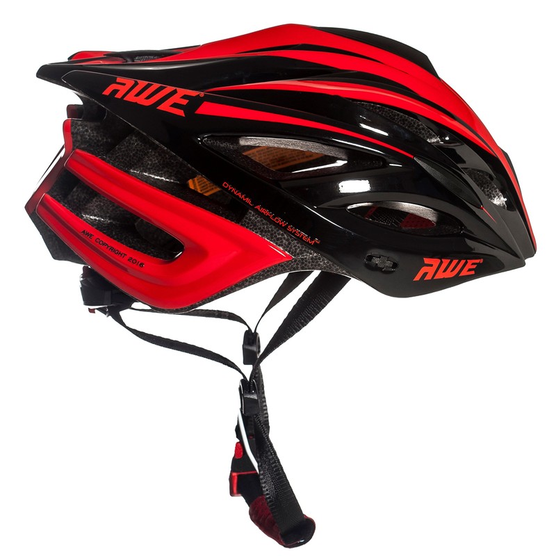AWE® AWEBlade™ In Mould Adult E-Bike/Bike Helmet 55-58cm Black/Red *FREE