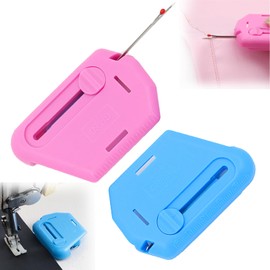 Agamino 2Pcs Magnetic Seam Guide with Seam Rippe for Sewing Machine, 2025 Upgrade Adjustable Seam Guide with Scale, 2-in-1 Multifunctional Hemmer Guide, Universal Sewing Accessories and Supplies