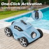MEANFUN CORDLESS BLUE ROBOTIC POOL CLEANER Meanfun MF-PC01 BLUE NEW