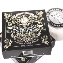 Shaving Soap Sandalwood Sweyn Forkbeard 100g - 100% Organic Premium Shaving Soap Made in London