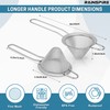 Upgraded 3.3" 304 Stainless Steel Fine Mesh Strainers for Kitchen,