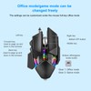 Mechanical Mouse Ergonomic Gaming Adjustable Tail Wired Computer Supplies 4000DPI