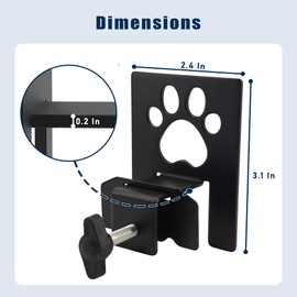 SUYAUU Adjustable Non Slip Mattress Gaskets, Mattress Holder in Place Gripper for Bed Frame, Heavy Duty Anti-Slip Baffle Retainer Bar, Keep Mattress from Sliding Gripper, 6 PCS, Cute Paw