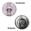 Hoppy Easter Magnet Round with Bottle Opener with Cute Easter