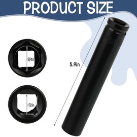 CODOHI 3/4" Socket Truck Air Brake Cage Bolt Removal Tool, 1/2" Drive, Compatible with 800921 Bolt