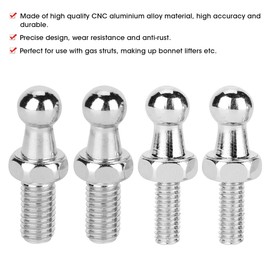 Spring-loaded Spring Pins for Suuonee Steel Engines, 2 Pieces Aluminum Alloy Ball Bolts for Fuel Cap with Ball Bearings(M6)