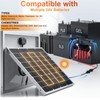 SUNER POWER 24V 50W Solar Battery Charger Maintainer, Built-in Ultra