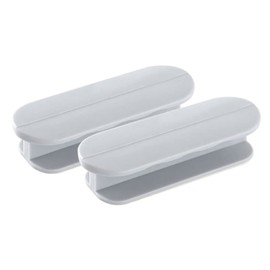 ShysTech Self-Adhesive Pull Handles 4 Pack, Handle Helper for Kitchen Cabinet Knobs Drawer Window Sliding Closet Push Pull Helper Stick-on Handles (Grey)