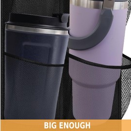 Intersnug 2PCS Water Bottle Organizer,Water Bottle 24 Holders Over The Door Water Bottle Storage Rack Cup Organizer Various Sizes Cup Organizer For Kitchen Cabinet Pantry Closet Bedroom Bathroom