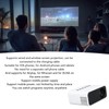 Mini Projector Multifunction HD 1080P WiFi Wireless Wired Screen Projection