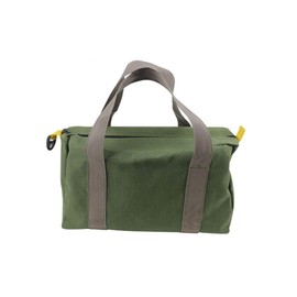 16 Inch Canvas Tool Bag, Wide Mouth Tool Bag, Large Capacity Tool Storage Bags for Men, Small Tool Bag Canvas Tool Pouch, Tool Organizer Tote Bag for Storage Wrenches Pliers Tools (Green - 16 inch)