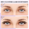 B&Qaugen Cluster Lashes Kit 40D+50D Lash Cluster Kit ClassicWisp Lash