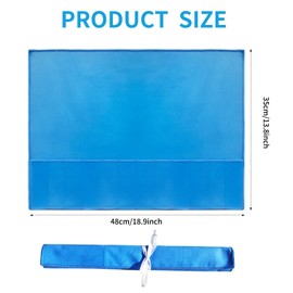 Yunlism Silver Flatware Storage Bags Silver Storage Cloth with White Ribbon for Kitchen Utensils, Anti Tarnish Silver Protector, Silverware Flatware Storage Organizer Containers (6 Pack)