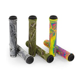 Slamm Scooters Team Swirl Bar Grips Handlebar Handle for Scooter Skating, Adults Unisex, Multicoloured (Jungle), 165 mm