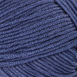 3 Skeins of Makromecity Softee Baby Yarn,%100 Premium Anti-Pilling Acrylic, 3.5 Oz, 273 yd (100gr/250 mt) Each, Soft Yarn for Crocheting and Knitting (Denim Blue, 3 Skeins)