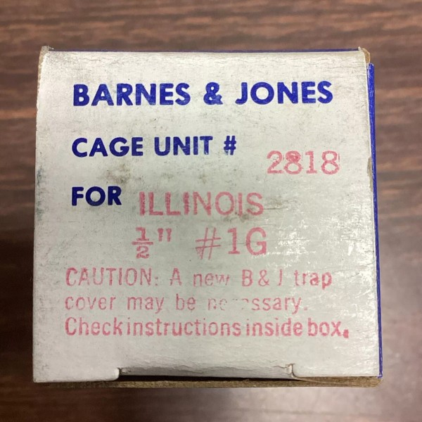 Barnes & Jones Cage Unit 2818 for Illinois 1/2" 1G