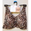 Secret Treasures Women's Bra, Cheetah Wirefree Super Soft Lounge 3XG