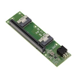 KALEA-INFORMATIQUE 2 Port Card SFF-8654 8i to PCIe Gen 4.0 x8 or x16 for relocating a PCI Express port thanks to two SFF8654 24G ports