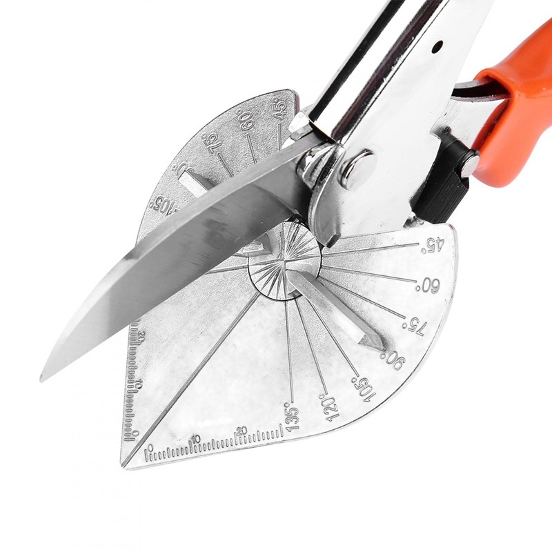 Multi Angle Miter Shears, 45 to 135 Degree Adjustable Angle
