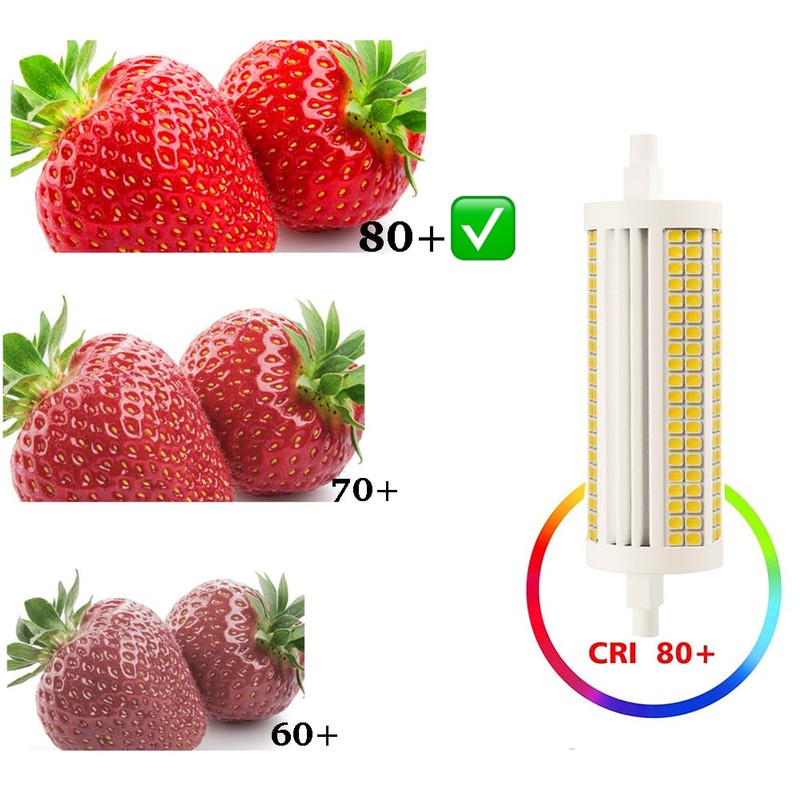 Yosenmi 118mm R7S LED Bulb 30W, 300W T3 Halogen Equivalent,
