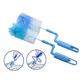 Plasticocina Kit Juego Cepillo Lava Biberones Portátil Para Biberón 2 Pzs