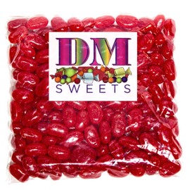 Jumbo Extra Large Fresh Chewy Spicy Red Cinnamon Jelly Beans - 1.5 lbs