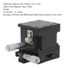 Manual Linear Stage Aluminum Alloy Black Anodized Surface XZ Axes
