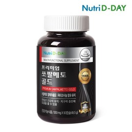 Nutri Day 프리미엄 쏘팔메토 골드 1병 3개월분 Premium Saw Palmetto Gold 1 Bottle 3-Month Supply