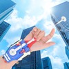 Kids String Launcher Toy Suction Cups Magnet 3 Meters Range
