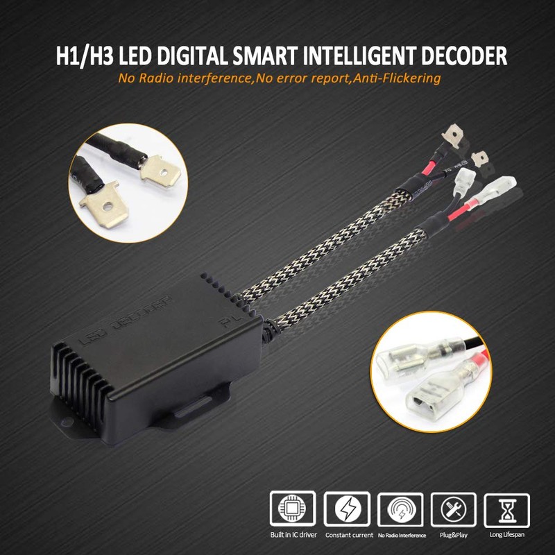 D-Lumina H1 H3 Anti Flicker LED Canbus Decoder, Resistor Decoders