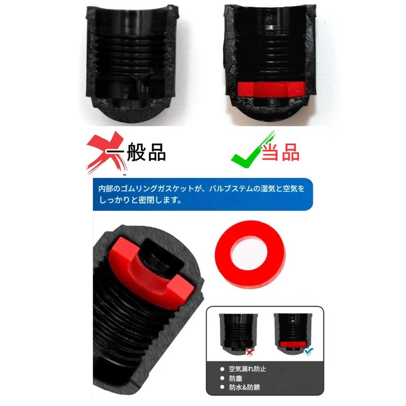 bk-20s Air Valve Cap for Automobiles [With Sealed Gasket Ring]