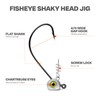 Shaky Head Jigs, Fisheye Stand-up Style Weedless Fishing Jig Heads
