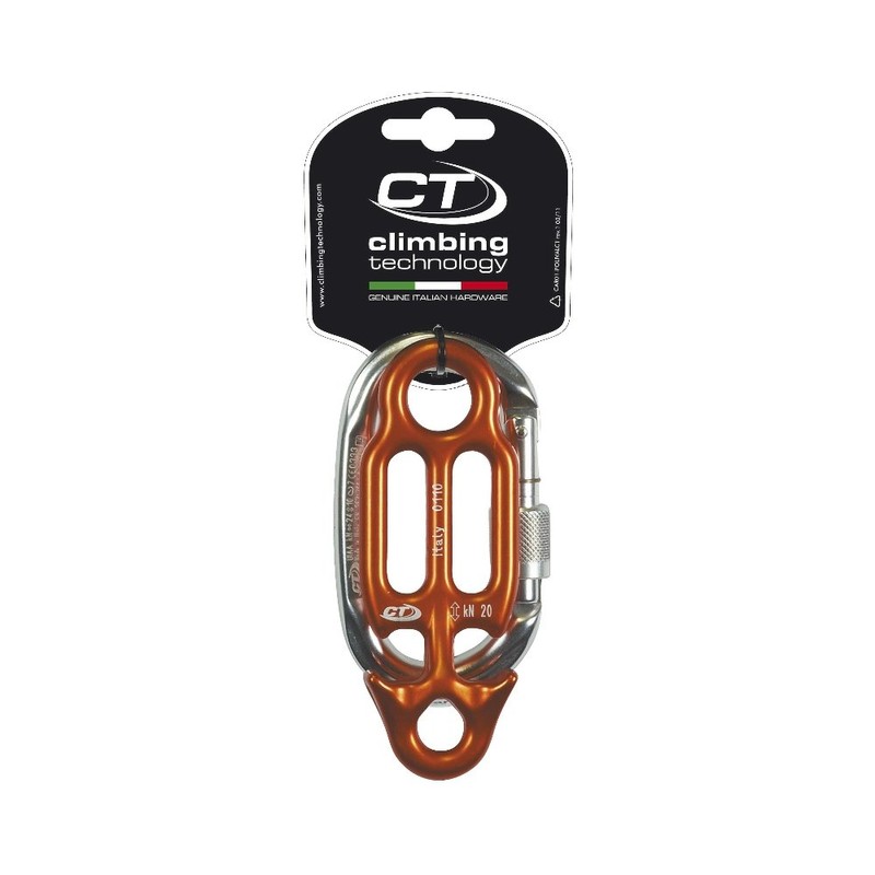 Climbing Technology Grove Discensore Insurer Kit Multi-Hook Clasp, Orange
