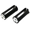E-outstanding AAA Battery Holder 2PCS Black Cylindrical 3x1.5V AAA Plastic