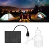 Solar Powered LED Bulb 40W 5000K 1500lm Portable LED Light