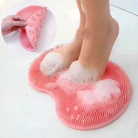 Suction-Type Foot Exfoliator & Scrubber Brush Pink 10ea