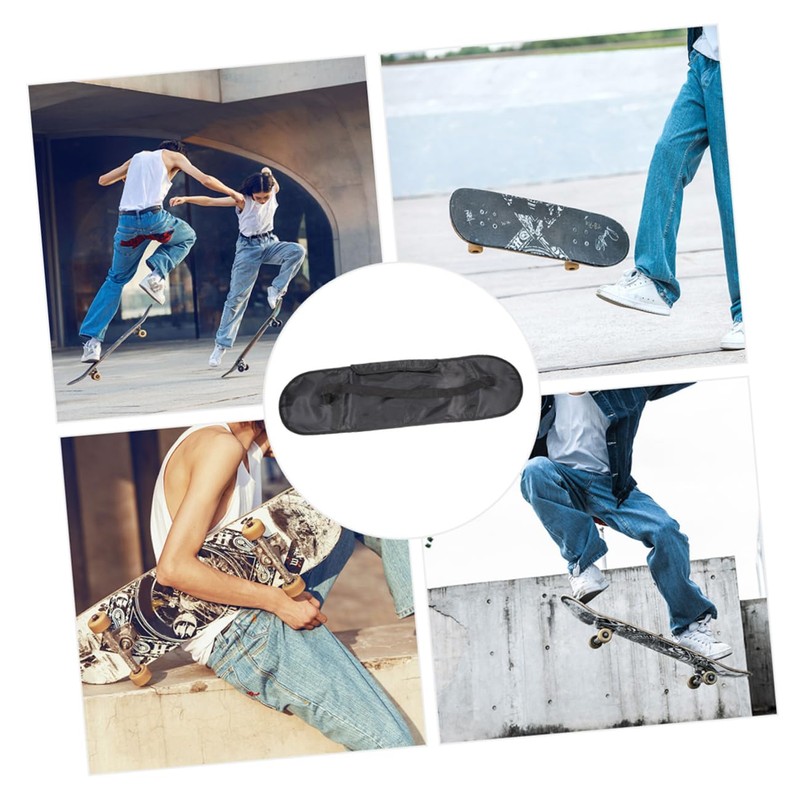 BIUDECO Skateboard Shoulder Sling Bag Practical Pouch for Skateboard Snowboard