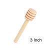 Ucheom Wooden Honey Dipper Sticks, 3Pcs Mini Honey Spoon for