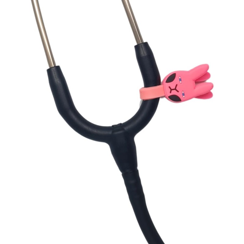 Stethoscope Charms Clip - Fox Pink - Medical Gift