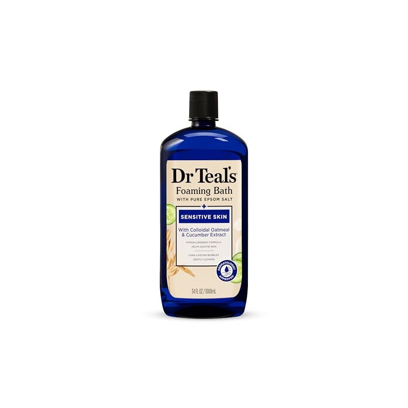 Dr Teal's Sensitive Skin Foaming Bath 1L