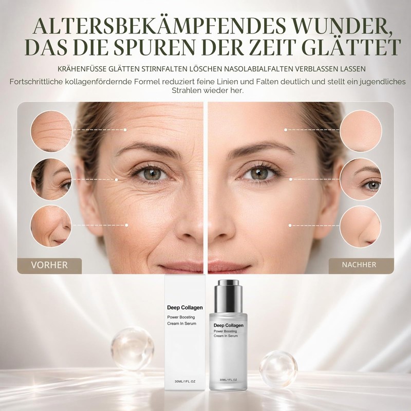 Maison Deep Collagen Serum, Deep Collagen Maison Cosmetics, Collagen Peptides