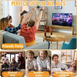 2025 Upgrade Retro Game Console Stick, Wireless Retro Gaming Console, 21700+ Nostalgia Retro Video Games, Plug & Play TV Game Stick 4K HDMI, Gifts Birthday for Adults and Family (TOP+)