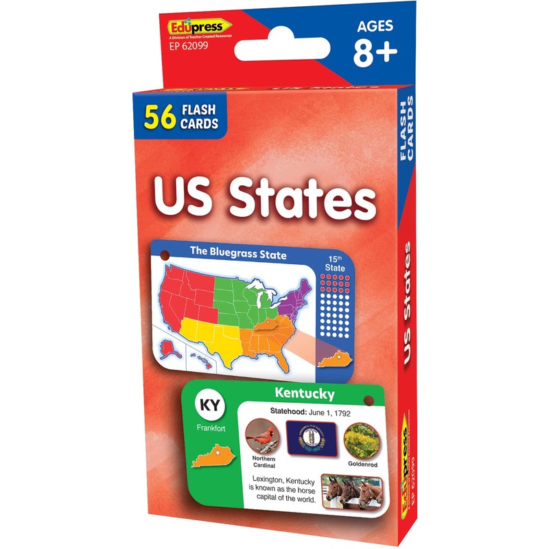 Edupress US States Flash Cards (EP62099)