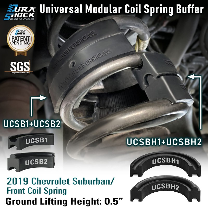 DuraSHOCK Coil Spring Spacer for Vehicle, Comes with Different Series