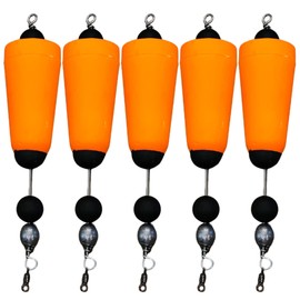 FOUR HORSEMEN TACKLE Popping Corks for Redfish and Speckled Trout - Durable Bobbers for Saltwater and Freshwater - 3 Inch - Mixed Colors (Pack of 5)