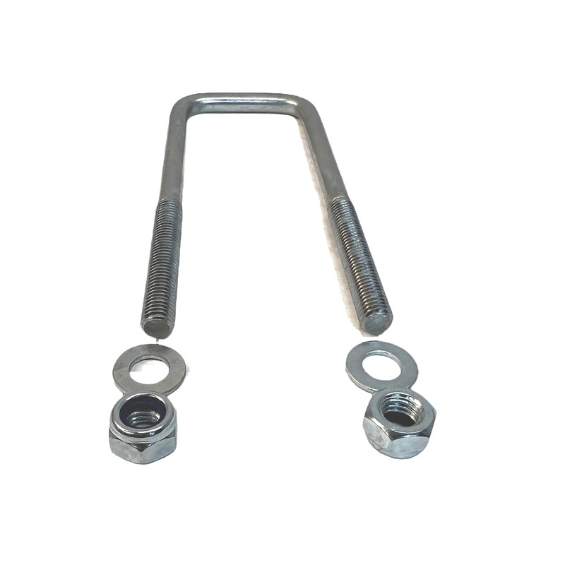 U Bolt Square M8 Thread 60mm Inner Width x 100mm